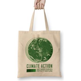 Humuts Climate Action Green Bez Çanta
