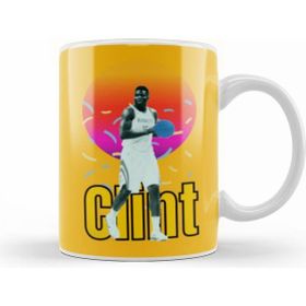 Humuts Clint Capela Vintage Art Legend Basketball Gift Kupa Bardak