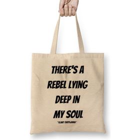 Humuts Clint Eastwood Quotes Gif T - Vintage Retro Rainbow Style Bez Kadın Günlük Çanta