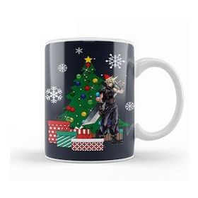 Humuts Cloud Strife Around The Christmas Tree Final Fantasy Kupa Bardak