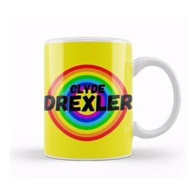 Humuts Clyde Drexler Basketball Gifts Vintage Retro Rainbow Quotes For Boys And Dad Kupa Bardak