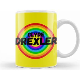 Humuts Clyde Drexler Basketball Gifts Vintage Retro Rainbow Quotes For Boys And Dad Kupa Bardak