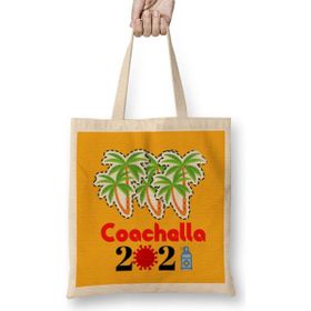 Humuts Coachella Açık Bej Uzun Saplı Bez Çanta