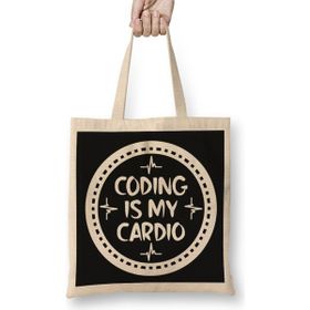 Humuts Coding is My Cardio Fitness Gym Workout Mens Womens 01 Bez Çanta