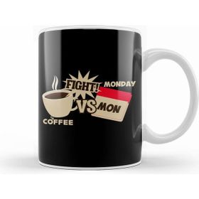 Humuts Coffee Versus Monday Fight! Funny Coffee Office Kupa Bardak