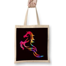 Humuts Colorful Rainbow Horse Riding Equestrian Sport Horseshoe Bez Çanta