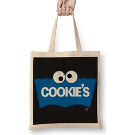 Humuts Cookie Monster Cookie's Kurabiye Canavarı Bez Çanta