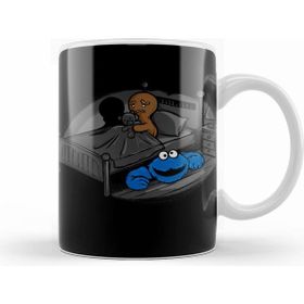 Humuts Cookie Monster Kurabiye Canavarı Öcü Korku Beyaz Kupa