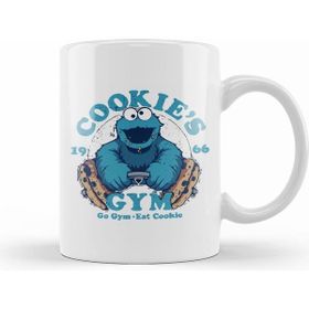 Humuts Cookies Gym 1966 Kurabiye Canavarı Beyaz Kupa