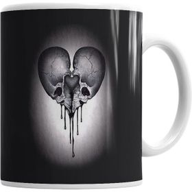 Humuts Coraçao Skull Kupa Bardak
