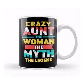 Humuts Crazy Aunt The Woman Myth Legend Funny Auntie Kupa Bardak