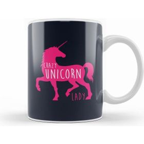 Humuts Crazy Unicorn Lady Kupa Bardak