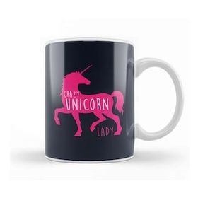Humuts Crazy Unicorn Lady Kupa Bardak