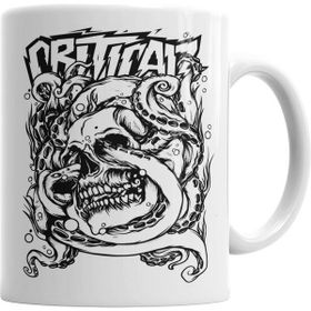 Humuts Criticalz Skull Beyaz Kupa