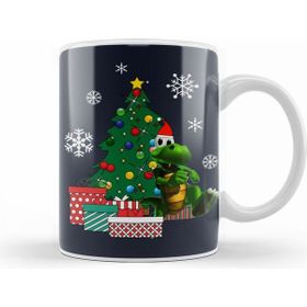 Humuts Croc Around the Christmas Tree Beyaz Kupa