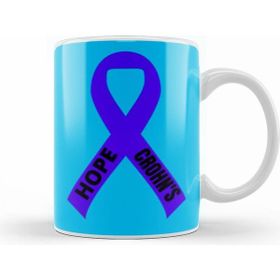 Humuts Crohns Colıtıs Awareness Warrior Unbreakable Usa Beyaz Kupa