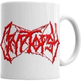 Humuts Cryptopsy Logo Suffocation Quo Vadis Dying Fetus Necrophagist Aborted Beyaz Kupa