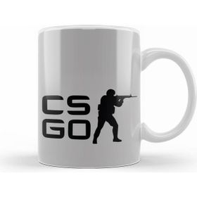 Humuts Csgo Counter Strike Logo Beyaz Kupa