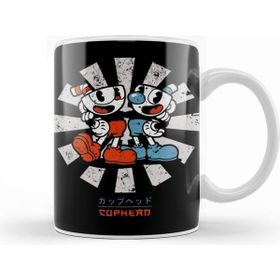 Humuts Cuphead Retro Japanese Beyaz Kupa