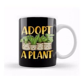 Humuts Cute Adopt A Plant Succulent &amp; Gardening Planting Kupa Bardak