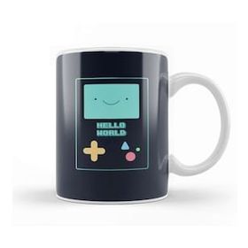 Humuts Cute Adventure Time Bmo Hello World Programmer Programming Female 01 Kupa Bardak