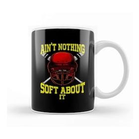 Humuts Cute Ain't Nothing Soft About It Softball Pun Kupa