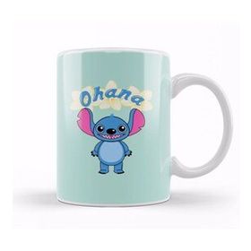 Humuts Cute Alien Stitch Ohana Kupa Bardak