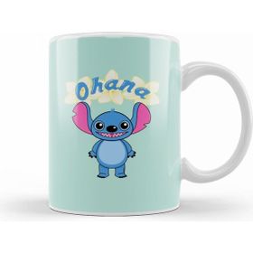 Humuts Cute Alien Stitch Ohana Kupa Bardak