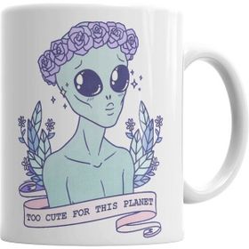 Humuts Cute Alienuzaylı Kupa Bardak
