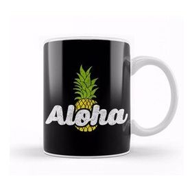 Humuts Cute Aloha Pineapple Hawaiian Fruit Theme Kupa Bardak