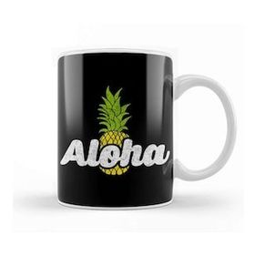Humuts Cute Aloha Pineapple Hawaiian Fruit Theme Kupa Bardak