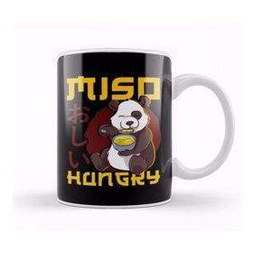 Humuts Cute Anime Panda Bear Miso Hungry Pun Kawaii Kupa Bardak