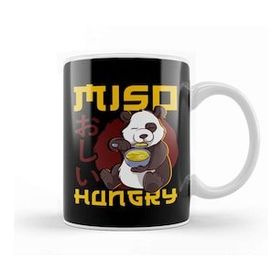 Humuts Cute Anime Panda Bear Miso Hungry Pun Kawaii Kupa Bardak