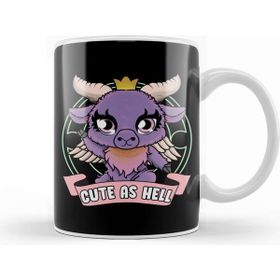 Humuts Cute As Hell Kawaii Baphomet Anime Goth Pun Kupa Bardak