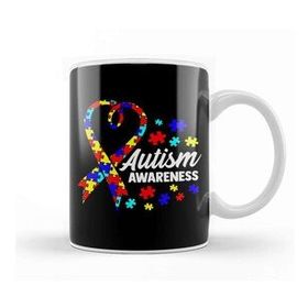 Humuts Cute Autism Awareness Autistic Unique Colorful Kupa Bardak