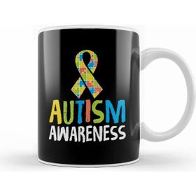 Humuts Cute Autism Awareness Ribbon Autistic Supporter Kupa Bardak