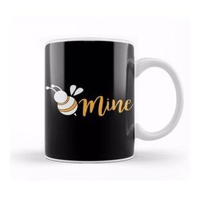 Humuts Cute Be Mine Bee Valentine's Day Adorable Pun Kupa