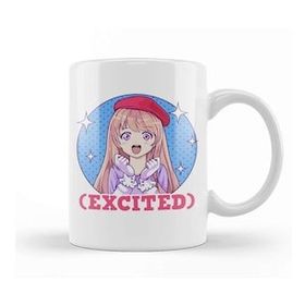 Humuts Cute Excited Anime Girl Funny Excited Face Kupa Bardak