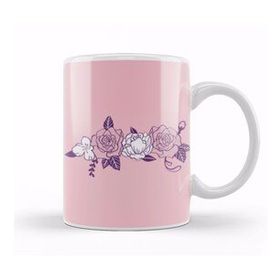 Humuts Cute Flowers Illustration Kupa Bardak