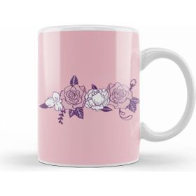 Humuts Cute Flowers Illustration Kupa Bardak