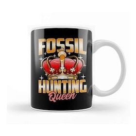 Humuts Cute Fossil Hunting Queen Girls Paleontologist Kupa Bardak