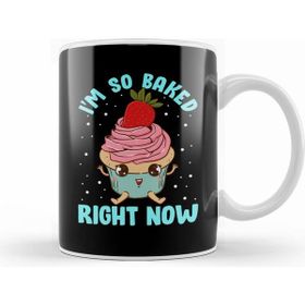 Humuts Cute Funny I am So Baked Right Now Cupcake Pun Kupa
