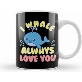 Humuts Cute Funny I Whale Always Love You Animal Pun Kupa