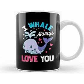 Humuts Cute Funny I Whale Always Love You Animal Pun Kupa