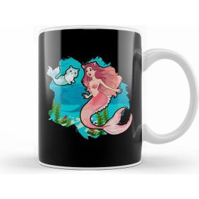 Humuts Cute & Funny Mermaid Cat Swimming Kitty Mermaidcat Kupa
