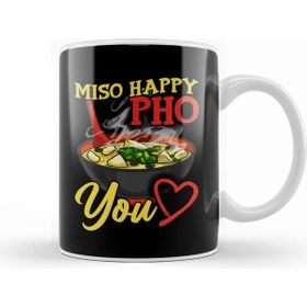 Humuts Cute & Funny Miso Happy Pho You Miso Soup Pun Kupa