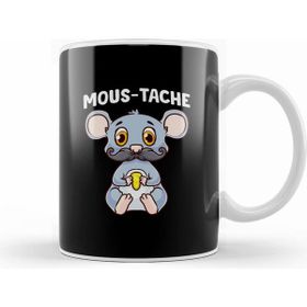 Humuts Cute & Funny Mous Tache Mouse Pun Mustachioed Kupa