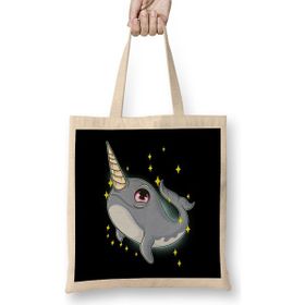 Humuts Cute & Funny Narwhal Unicorn Of The Sea Bez Çanta