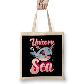 Humuts Cute & Funny Narwhal Unicorn Of The Sea Bez Çanta
