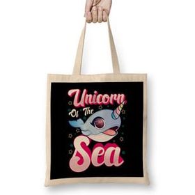 Humuts Cute & Funny Narwhal Unicorn Of The Sea Bez Çanta